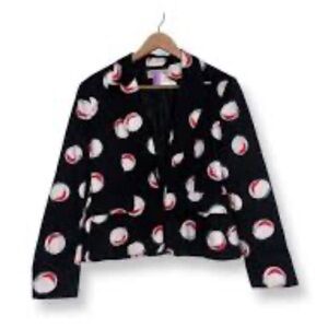 Black Polkadot Blazer